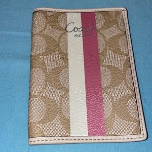 Coach passport holder